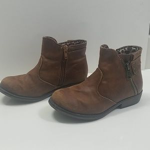 Brown Ankle Boots Girl size 13